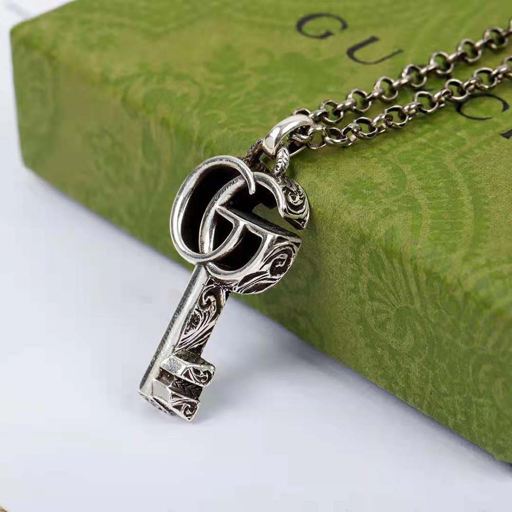 Gucci Women Double G Key Necklace