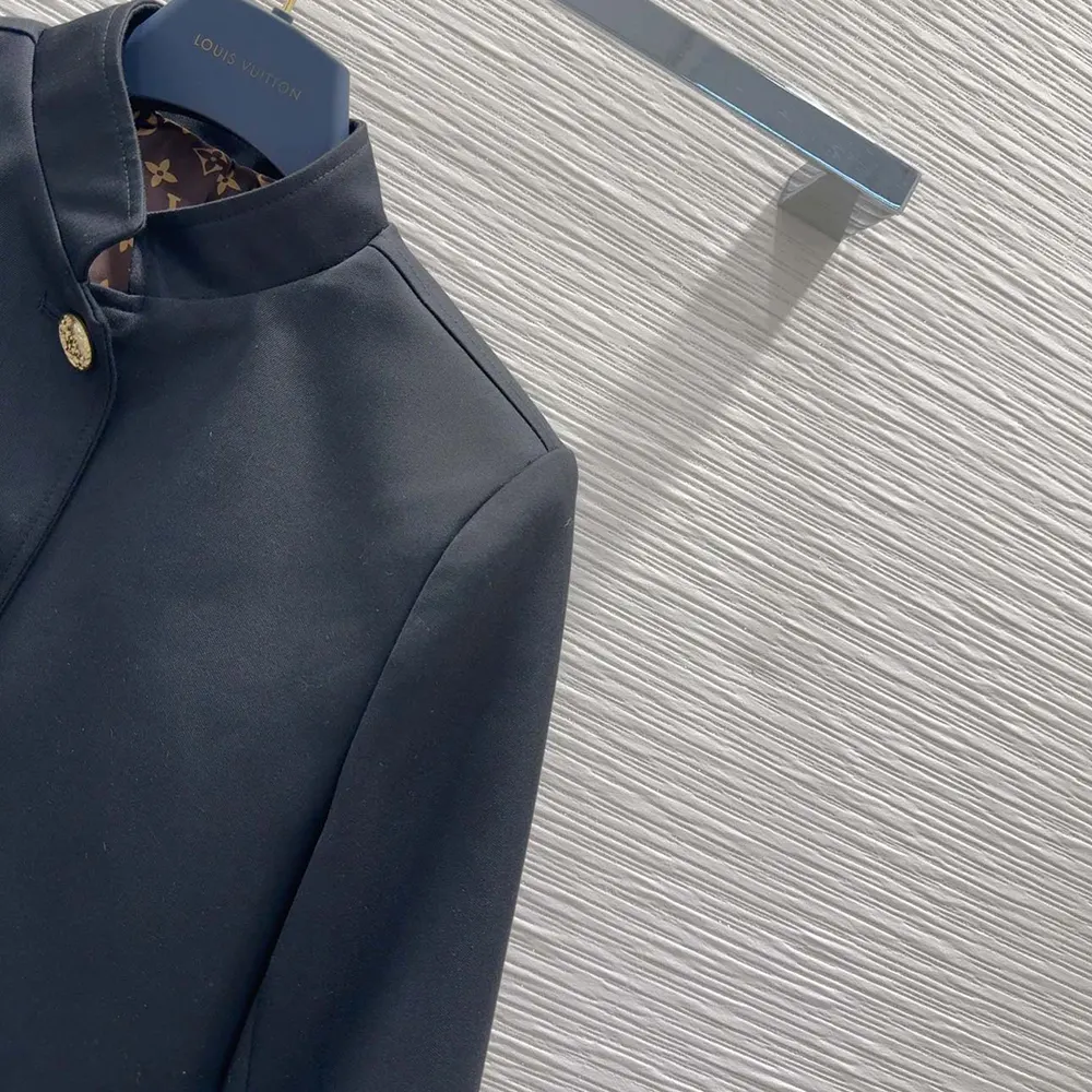 Louis Vuitton Women LV Button Officer Jacket 1AHUQY