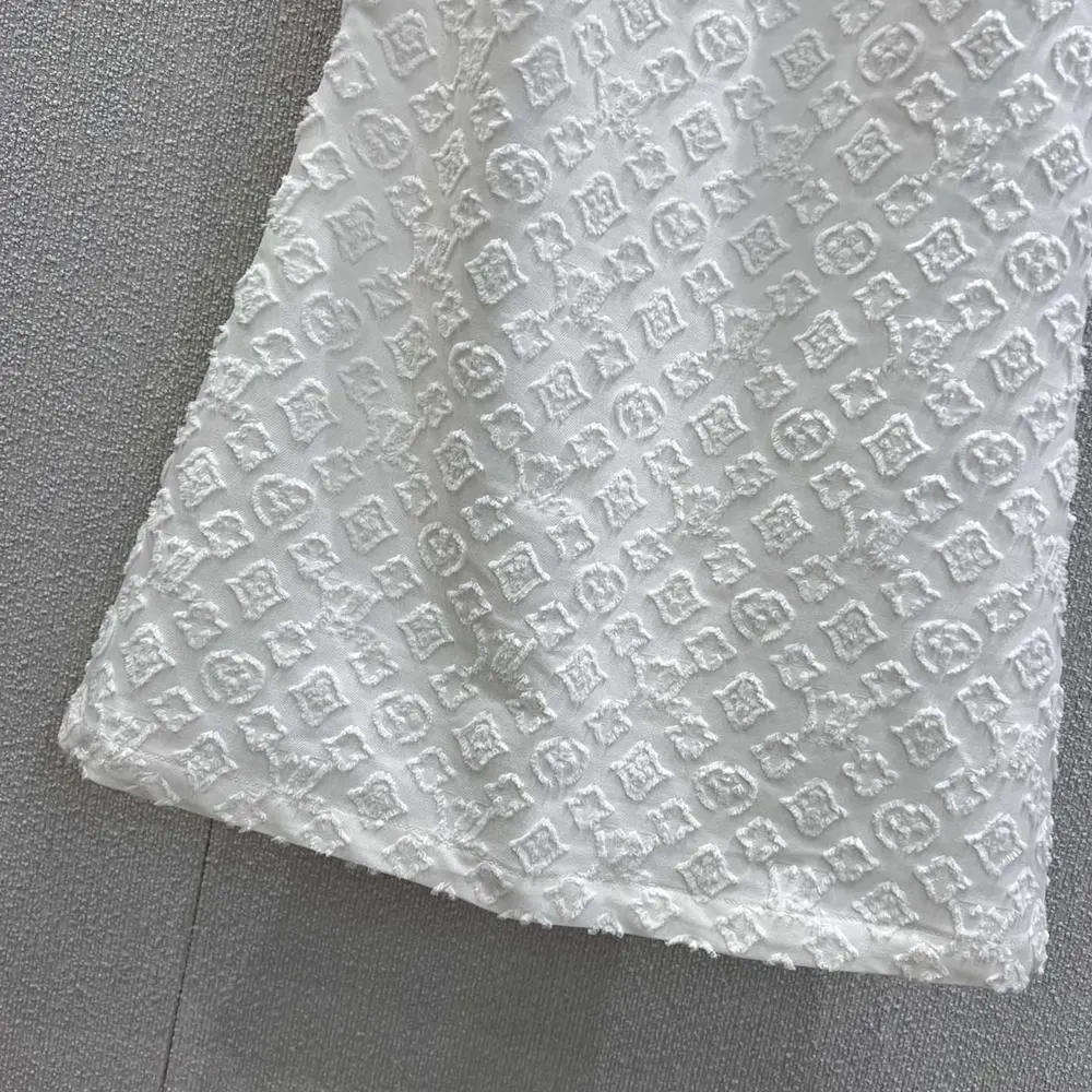 Louis Vuitton Women Monogram Fil Coupé Denim Dress 1AHHXI