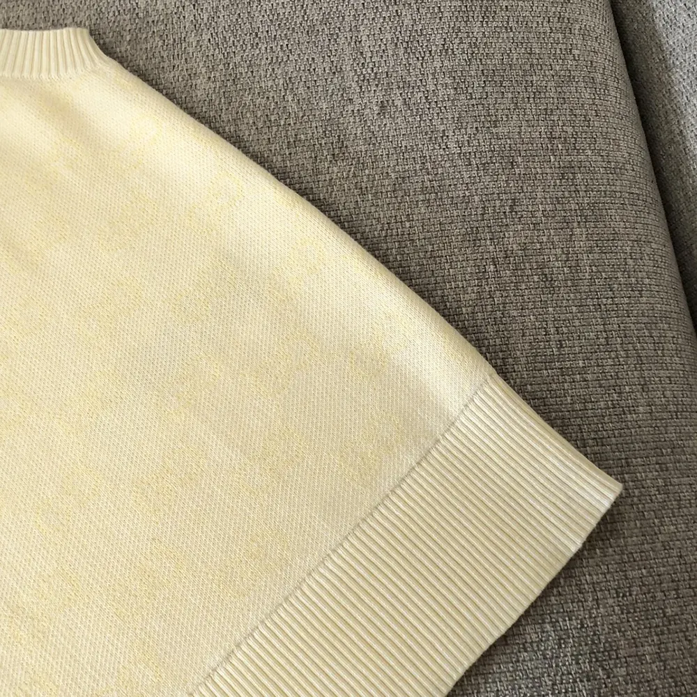 Gucci Women Fine GG Cotton Sleeveless Top-Yellow 821143XKEPI