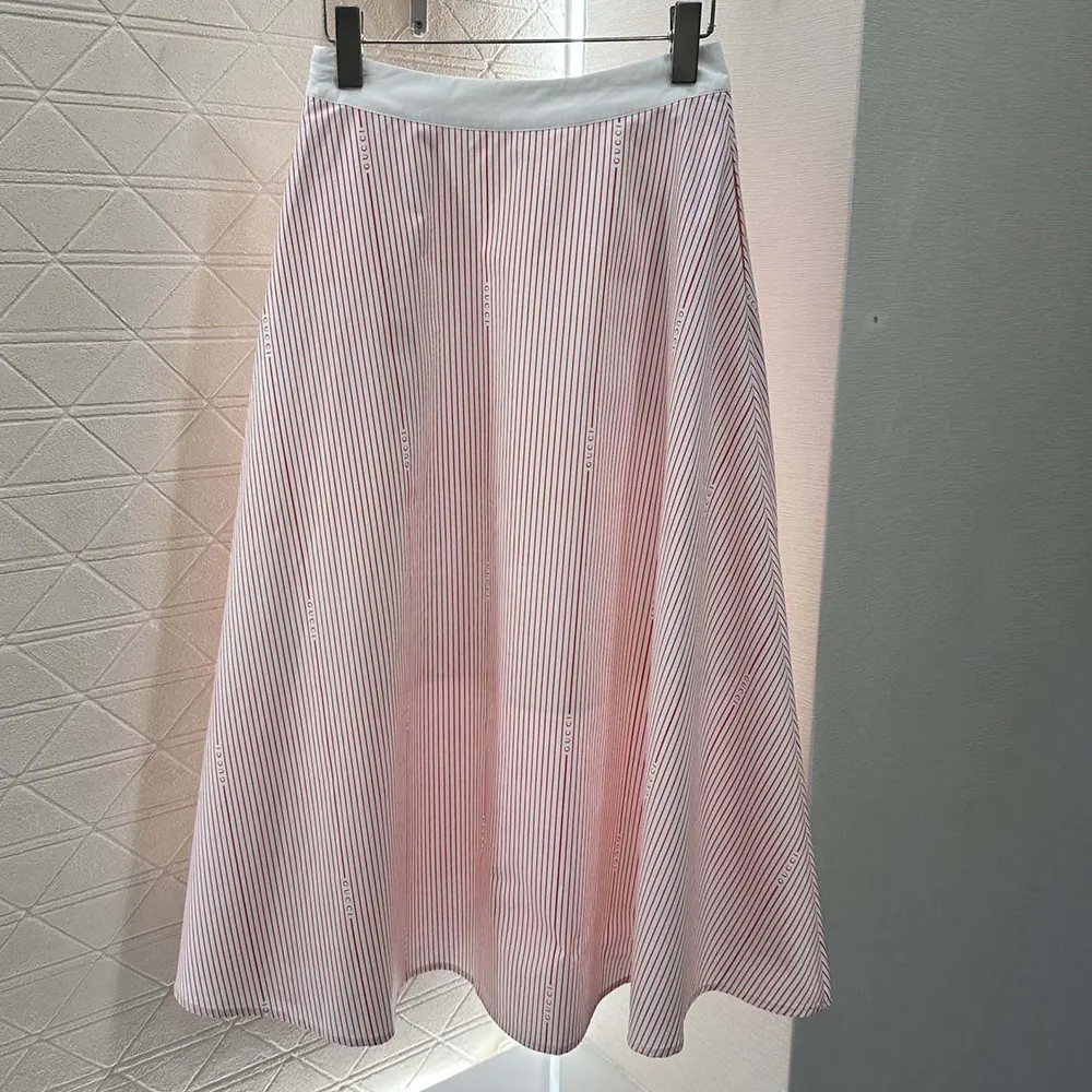 Gucci Women Cotton Fil Coupé Skirt 826610ZAS7C