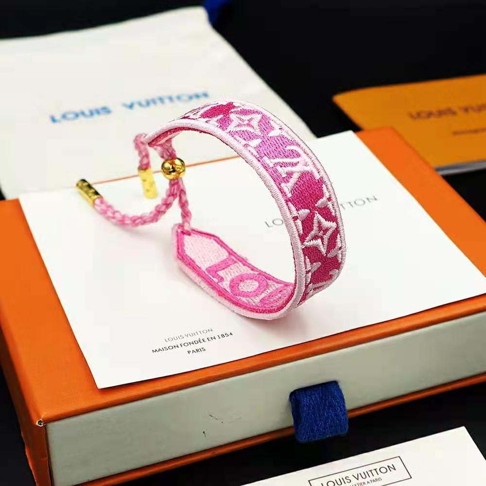 Louis Vuitton Women LV Buddy Bracelet-Pink
