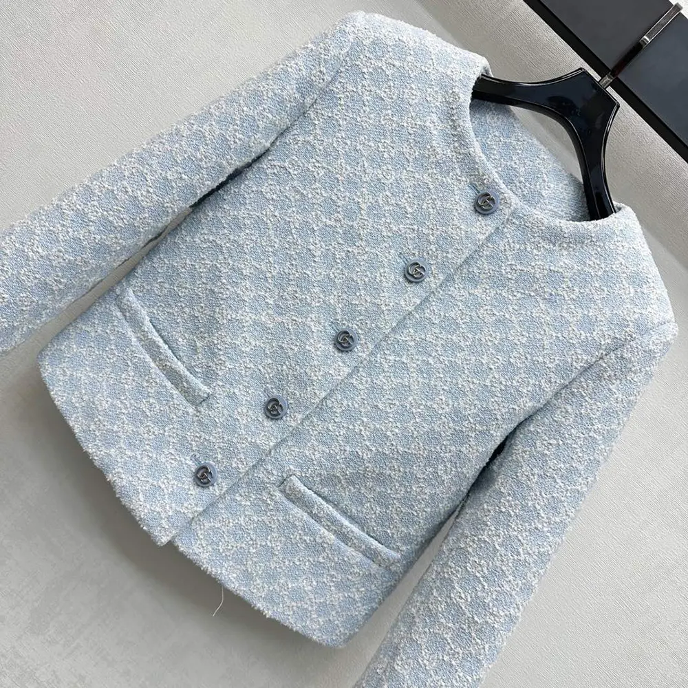 Gucci Women GG Cotton Bouclé Jacket 835524ZASUE