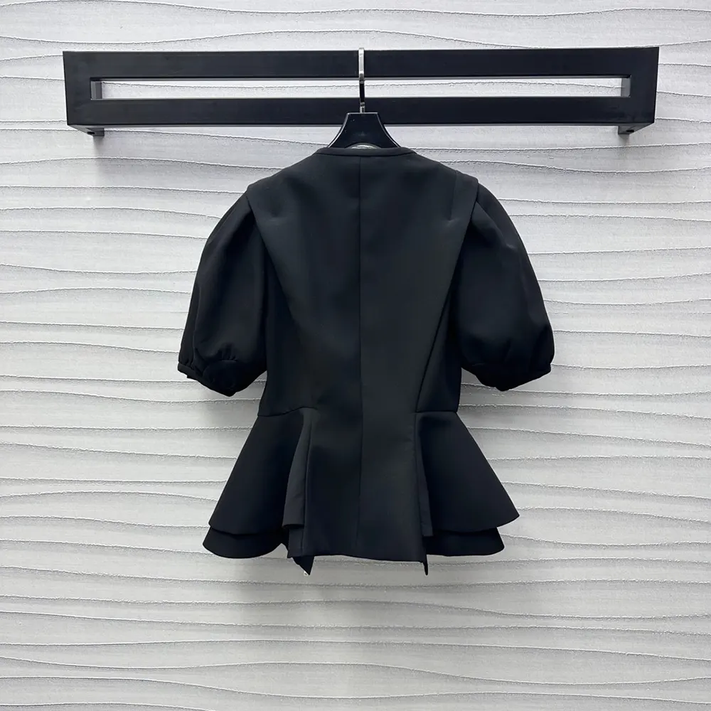 Louis Vuitton Women Puff-Sleeve Peplum Jacket 1AIBB6