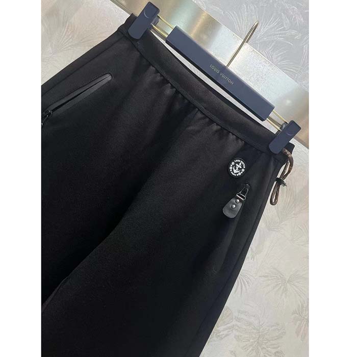 Louis Vuitton Women LV Scuba Pants Black Regular Fit 1AFFLI