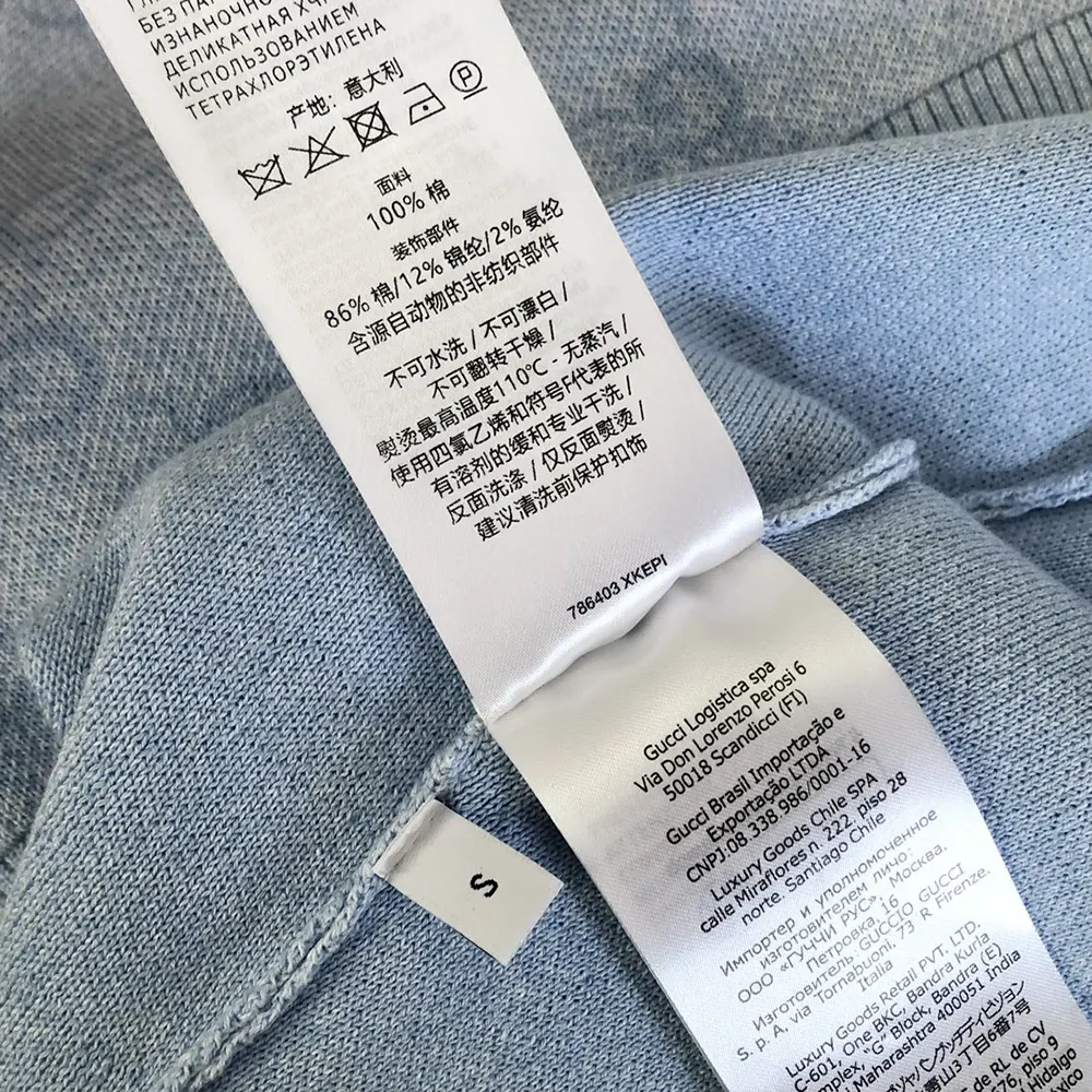 Gucci Women GG Cotton Jacquard Mini Dress-Light Blue 786403XKEPI