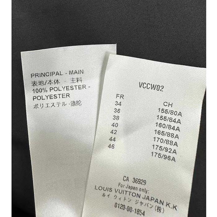 Louis Vuitton LV Women LV Monogram Silk Pleated Skirt Silk Navy