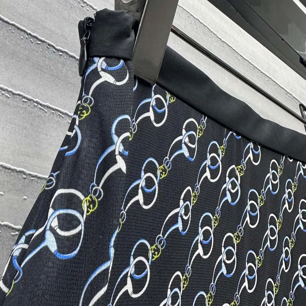 Gucci Women Printed Silk Skirt 818445ZASJ91149