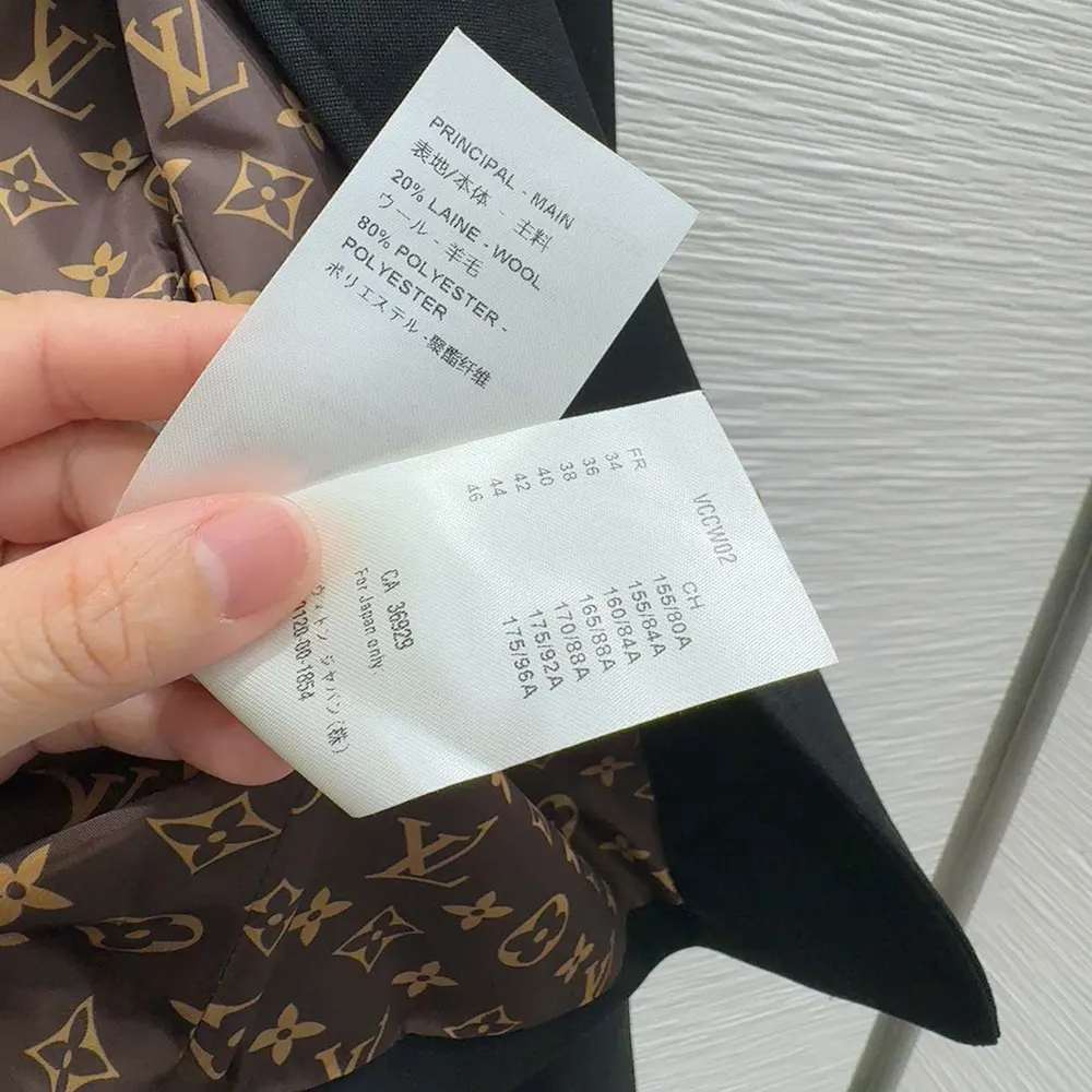 Louis Vuitton Women LV Button Officer Jacket 1AHUQY