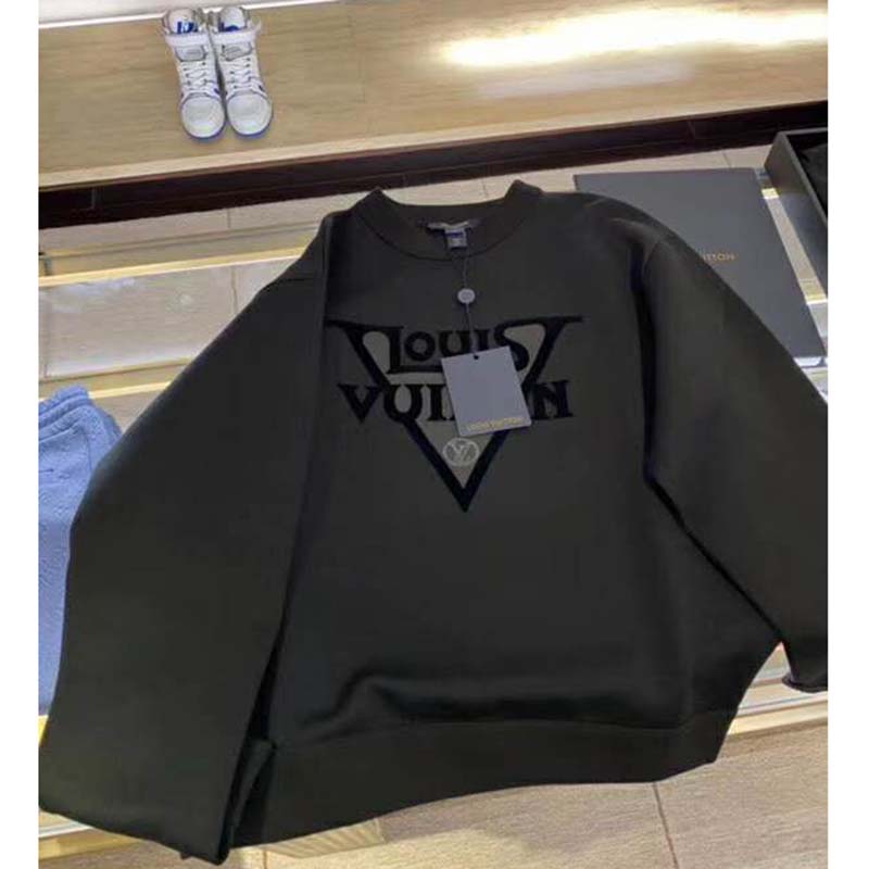 Louis Vuitton LV Women LV Midnight Sweatshirt in Cotton Jersey-Black