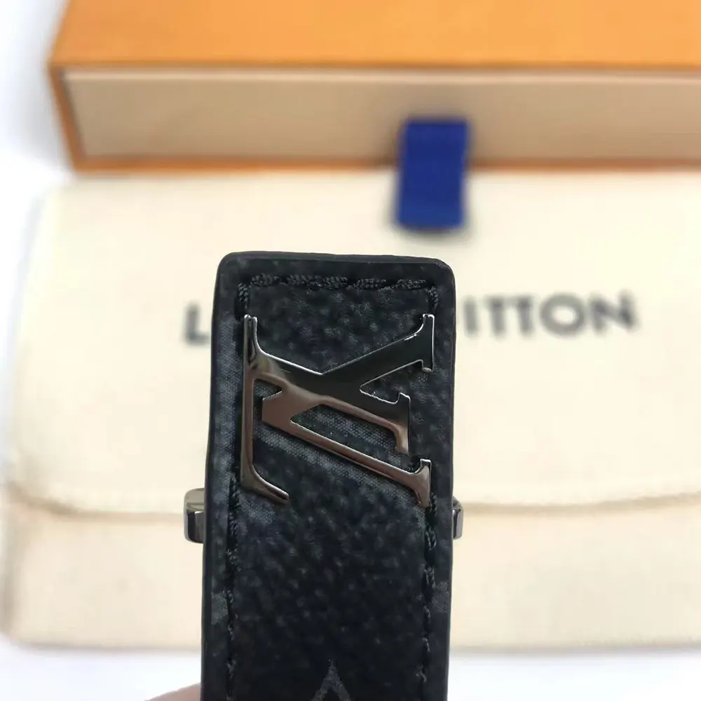 Louis Vuitton Unisex LV Slim Bracelet-Black M6456D