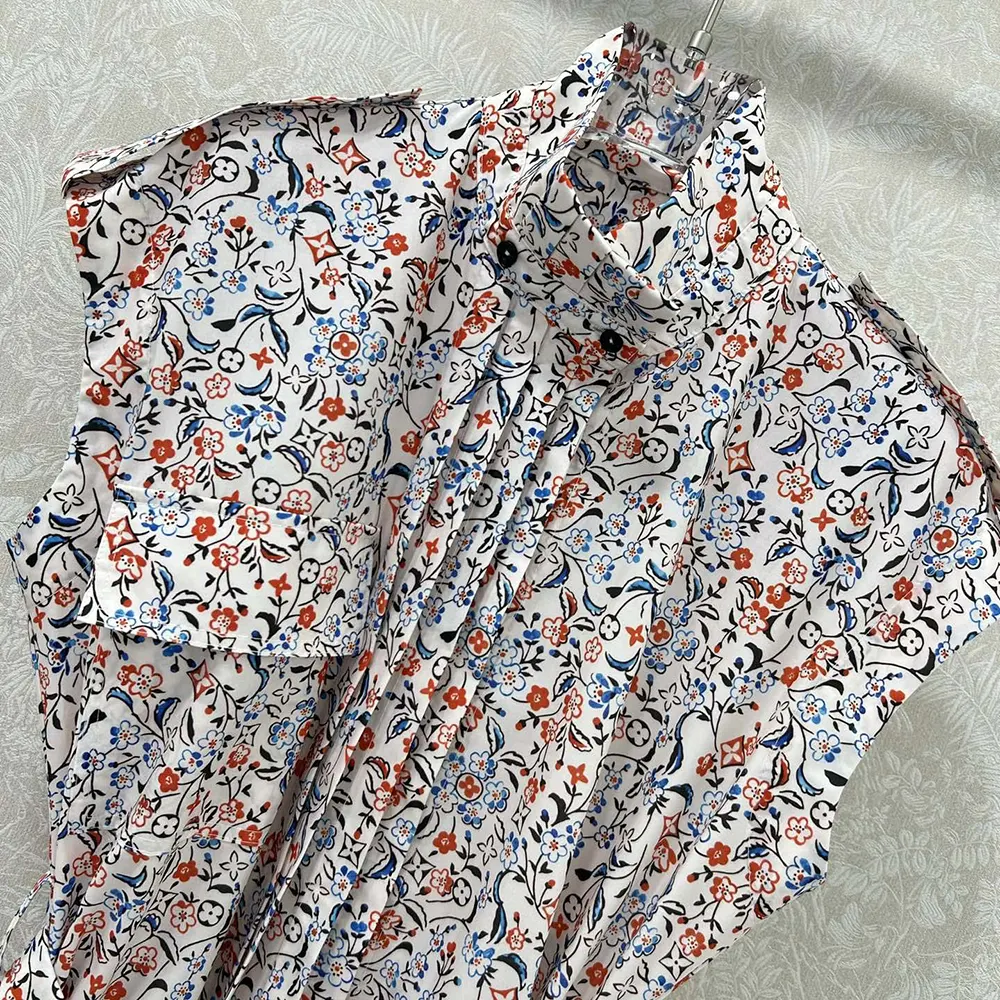 Louis Vuitton LV Women Monogram Bloom Belted Dress 1AHHZQ