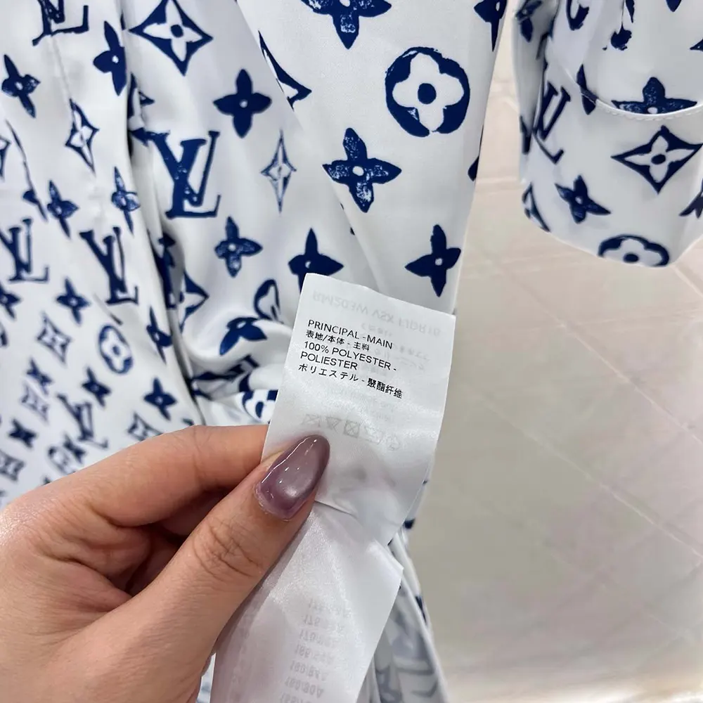 Louis Vuitton LV Women Aquarelle Monogram Shirt Dress 1AHGUO