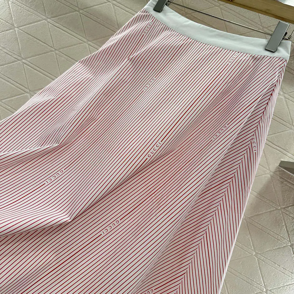 Gucci Women Cotton Fil Coupé Skirt 826610ZAS7C