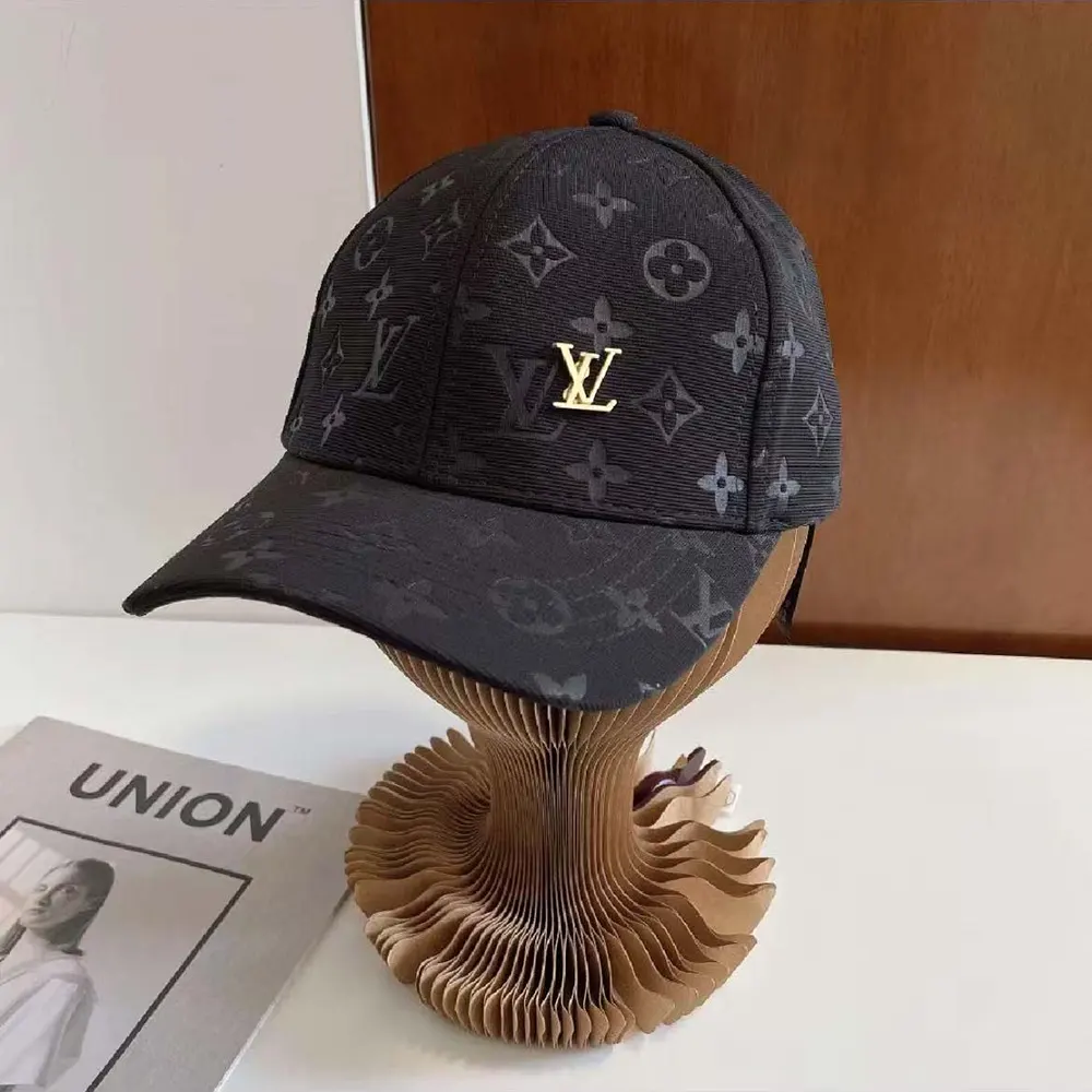 Louis Vuitton Unisex LV Shadow Cap Cotton Embroidered LV Fall Signature