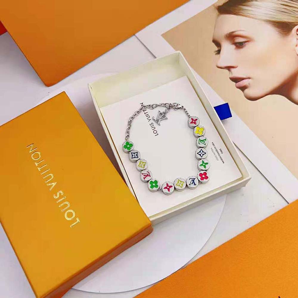 Louis Vuitton Unisex Monogram Colours Bracelet