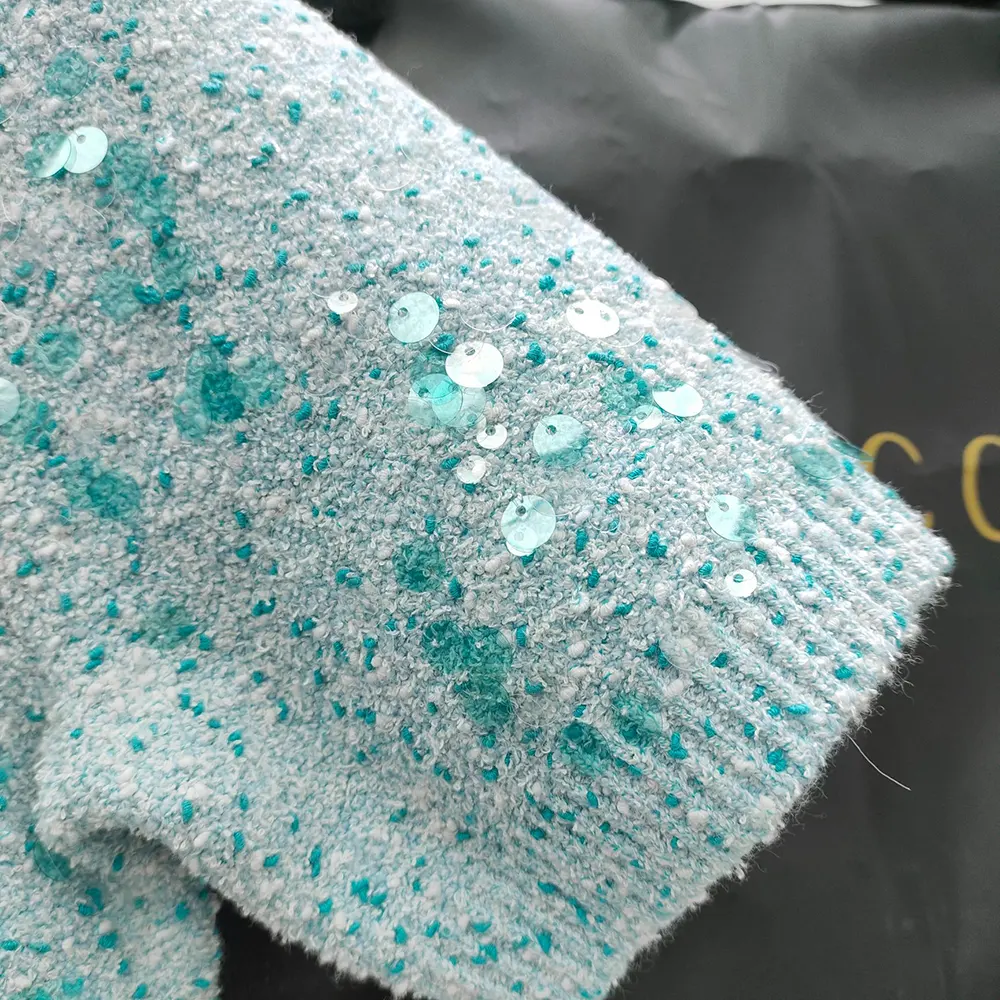 Gucci Women Tweed Blend Polo Top 798148XKD804986