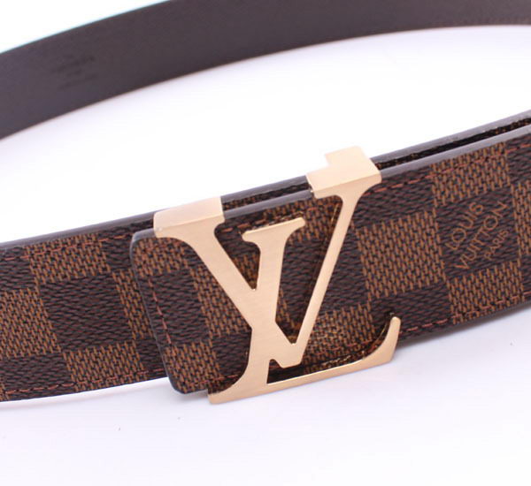 Louis Vuitton LV Unisex LV Initiales 40MM Belt Brown