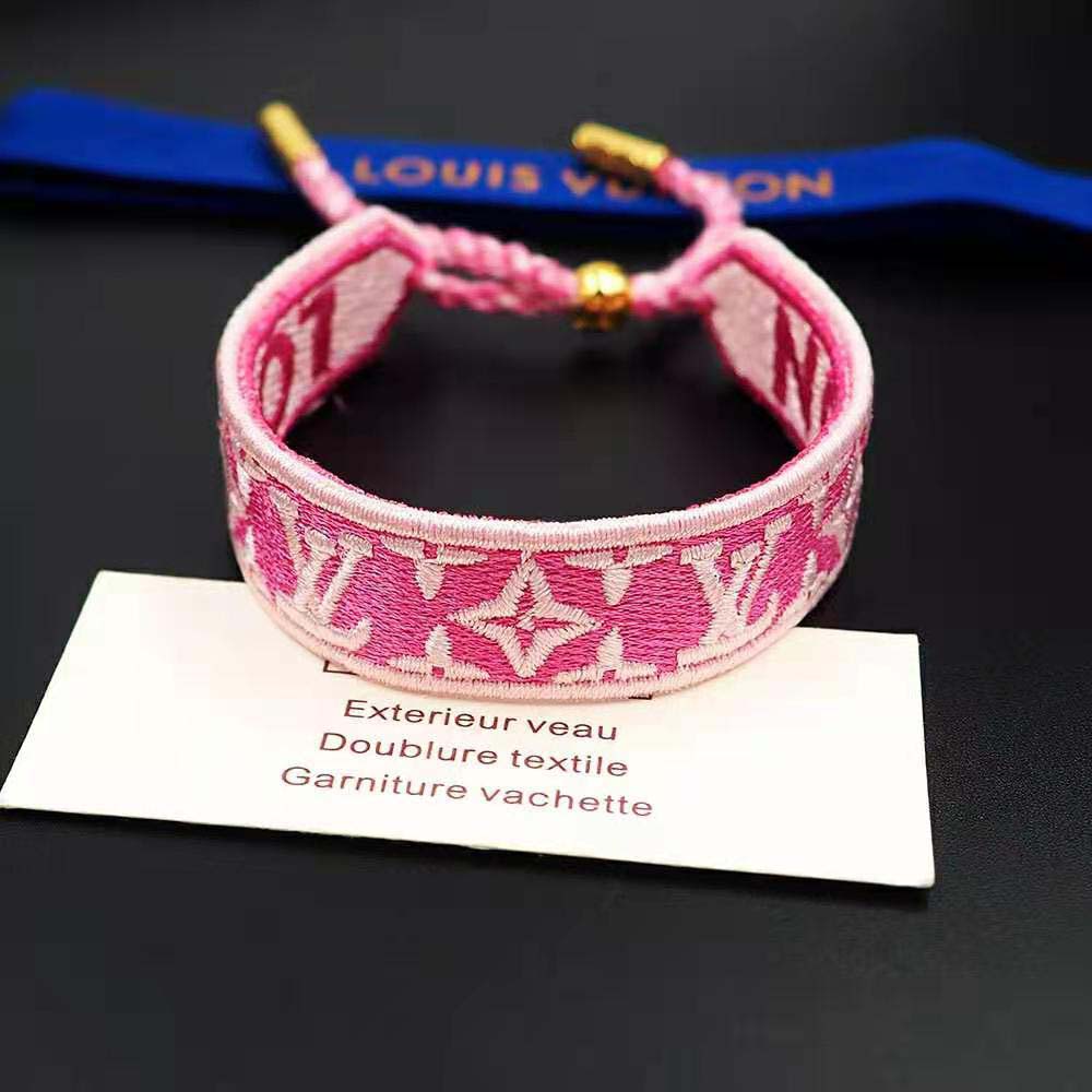 Louis Vuitton Women LV Buddy Bracelet-Pink