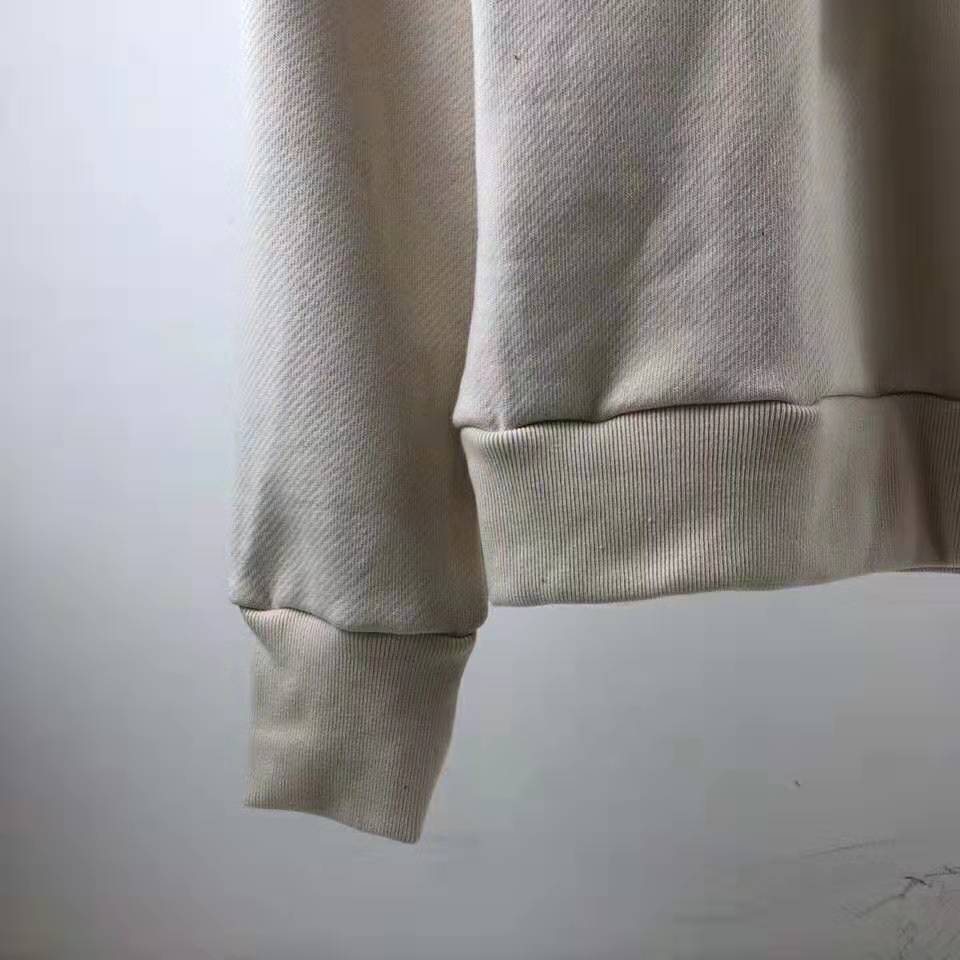 Gucci Women Hooded Sweatshirt with Deer Patch in 100% Cotton-White