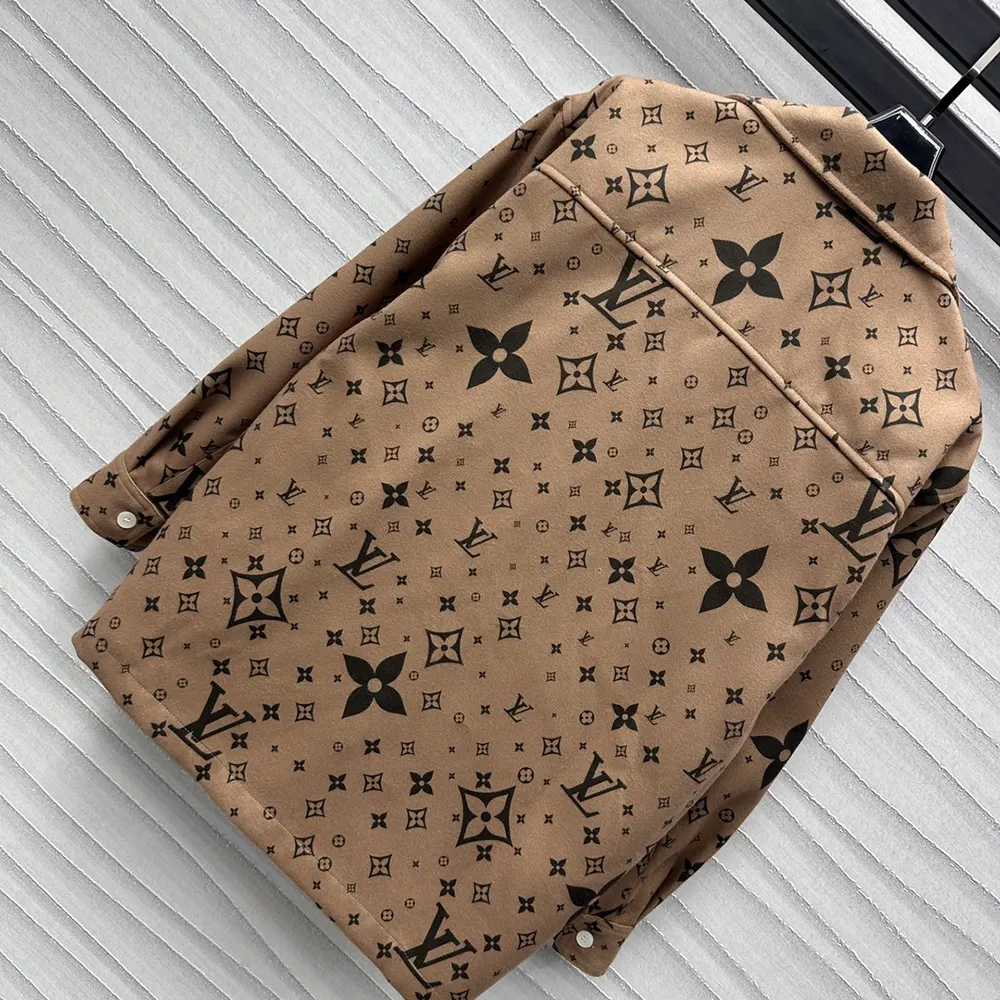 Louis Vuitton Women Monogram Double Face Wool Silk And Cashmere-Blend Overshirt 1AFYF7