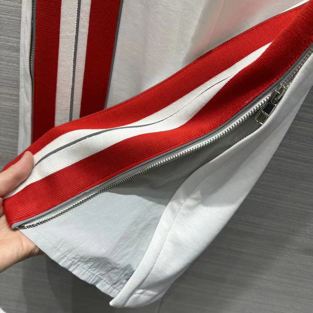 Gucci Women GG Technical Jersey Pant Web Interlocking G Embroidered Patch Elastic Waist Two Side Pockets