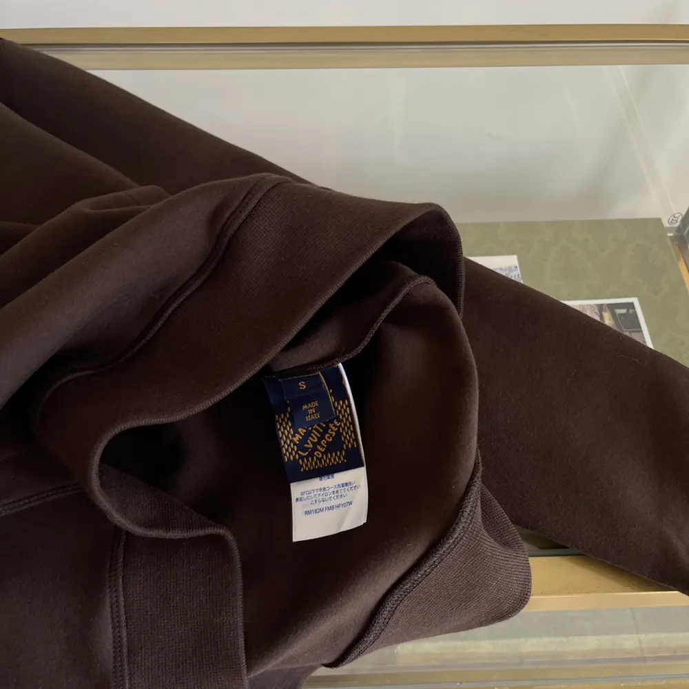 Louis Vuitton Women Embellished Cotton Hoodie 1AFWVV