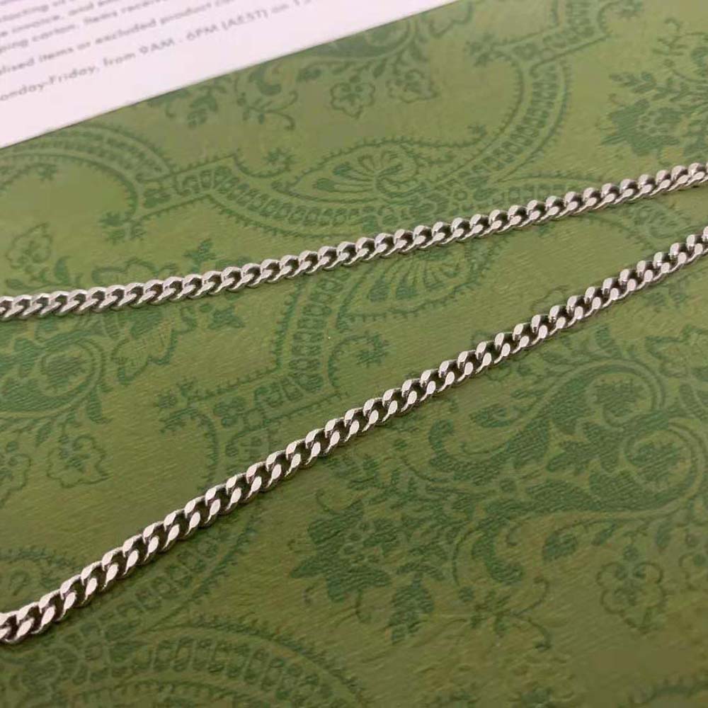 Gucci Women Necklace with Enamel Pendant