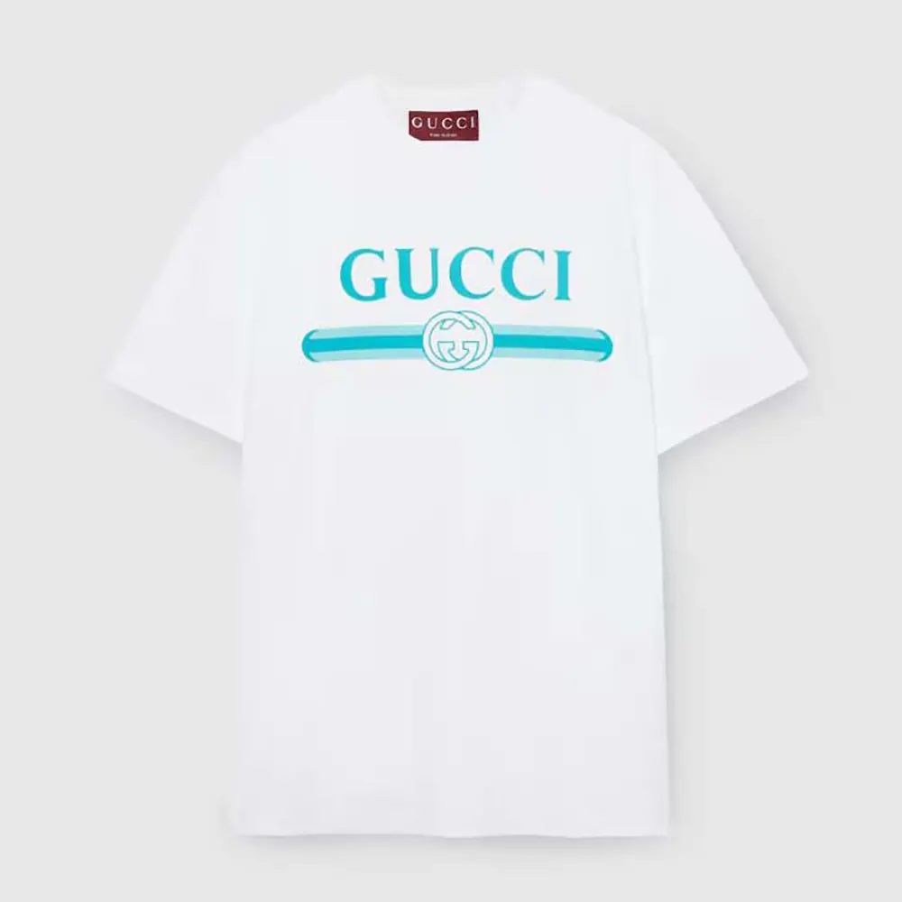 Gucci Women Soft Cotton Jersey T-shirt with Print 837959XJHGY