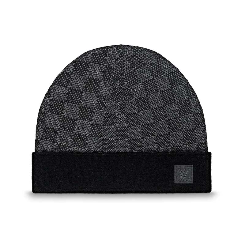 Louis Vuitton Unisex Petit Damier Hat NM in Iconic Damier 100% Wool