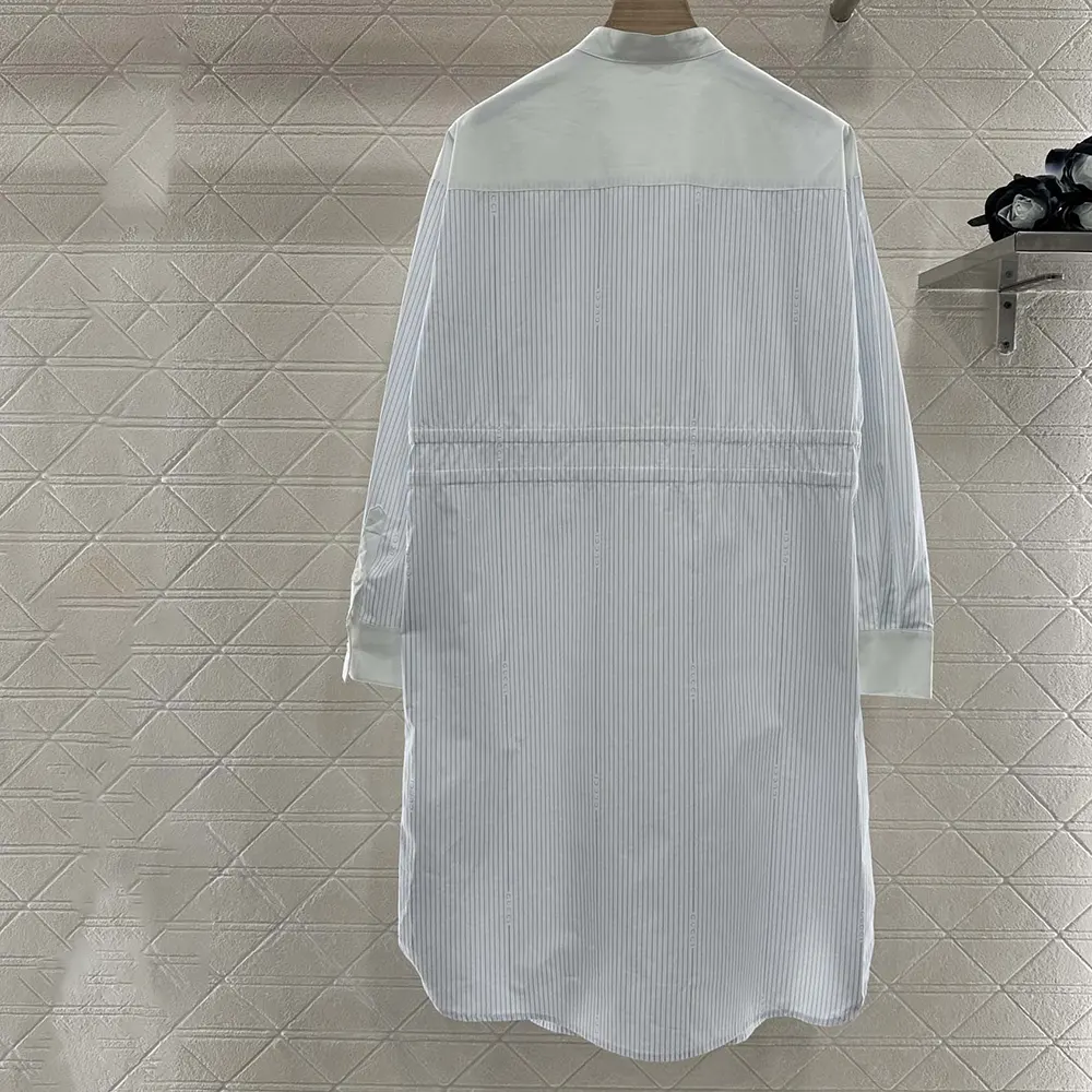 Gucci Women Cotton Fil Coupé Shirt Dress 832072Z7ASD