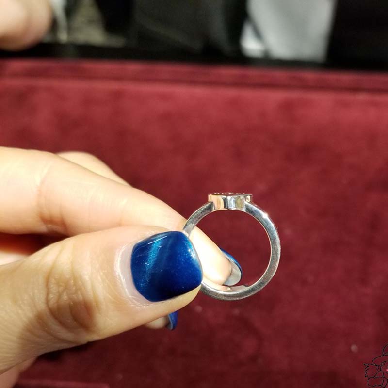 Gucci Women Heart Ring with Gucci Trademark Jewelry Sliver