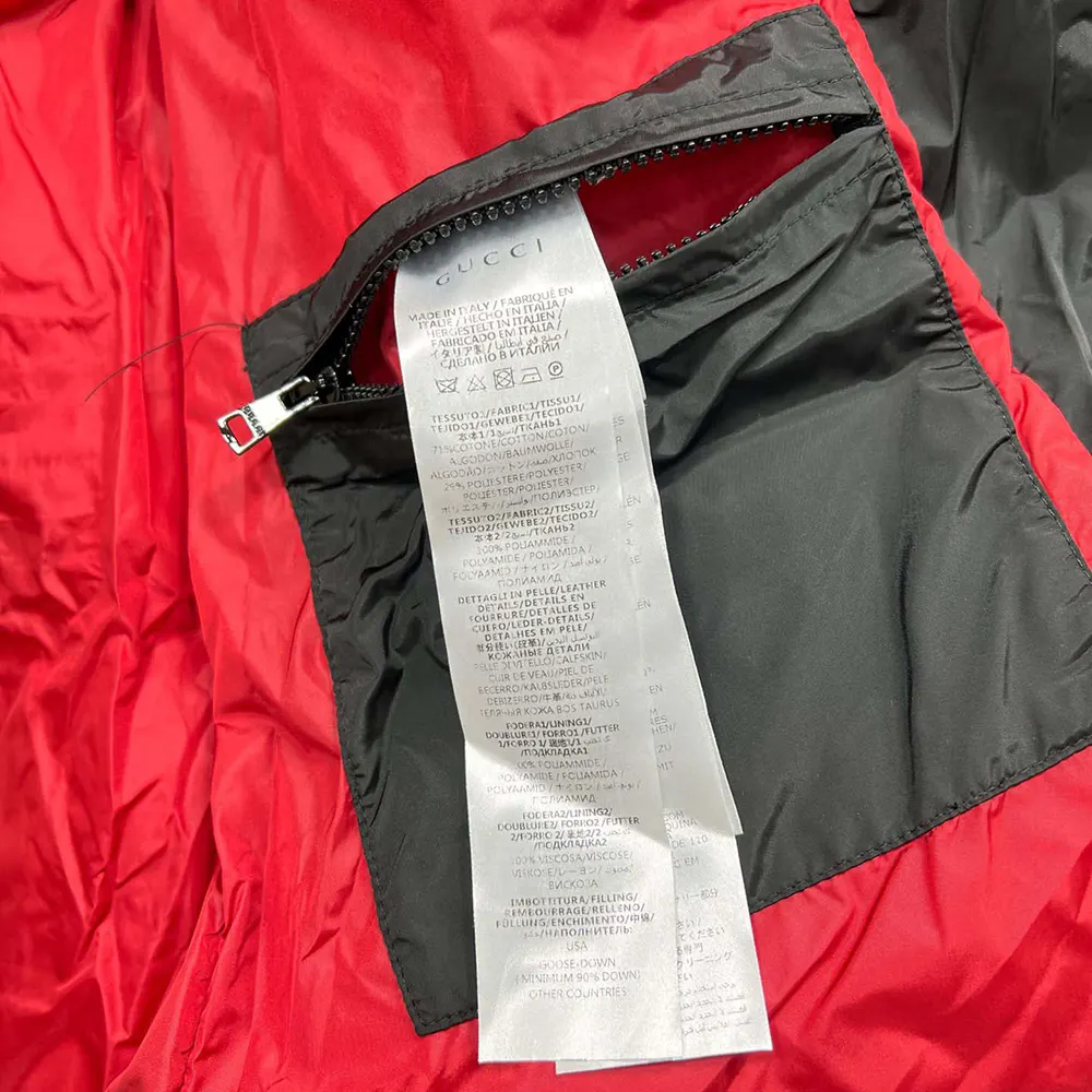 Gucci Women GG Cotton Canvas Puffer Jacket 717558Z9AAR2184