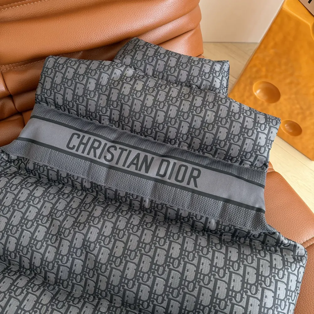 Dior Men Oblique Down Vest Black Cotton-Blend Jacquard