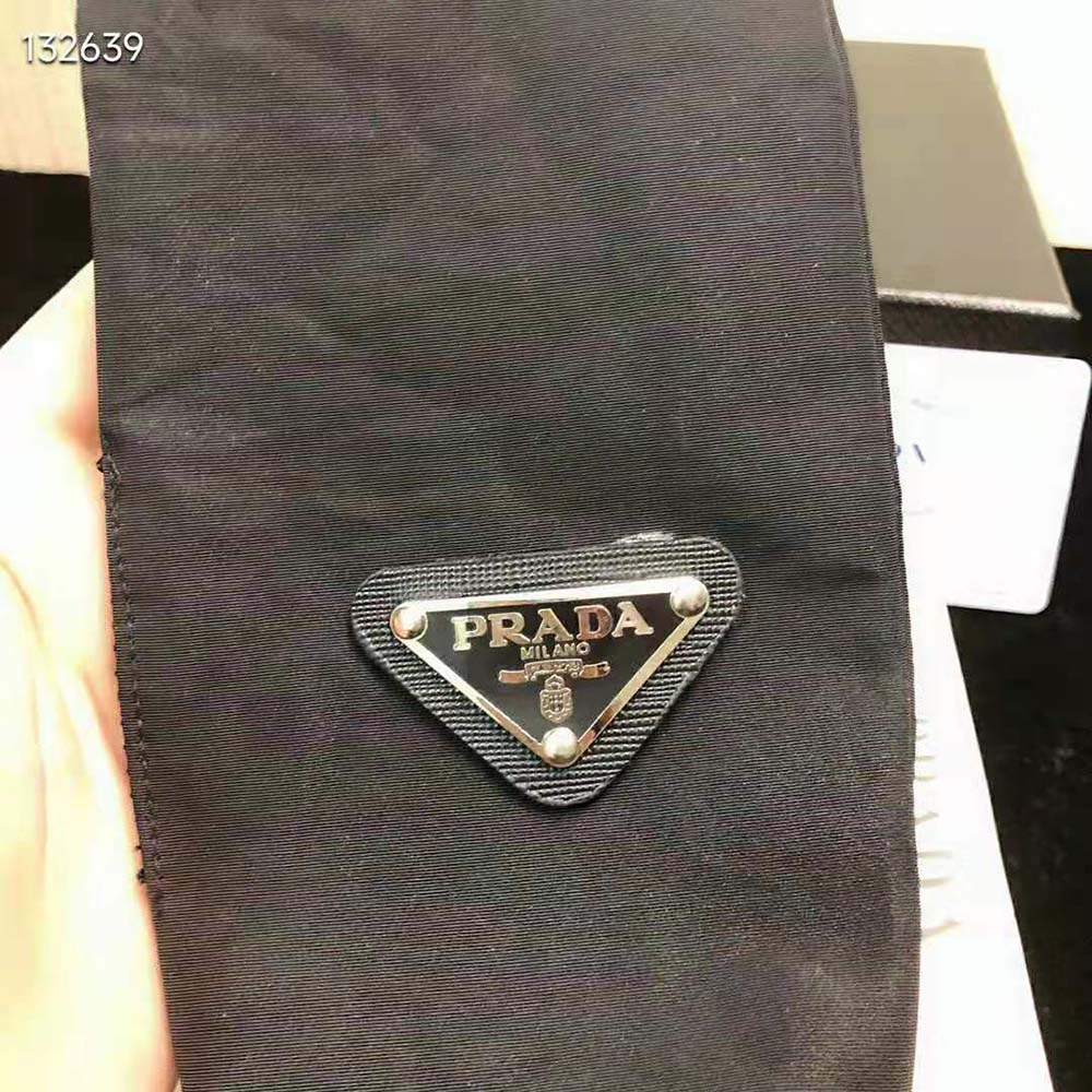 Prada Women Re-Nylon Headband-Black