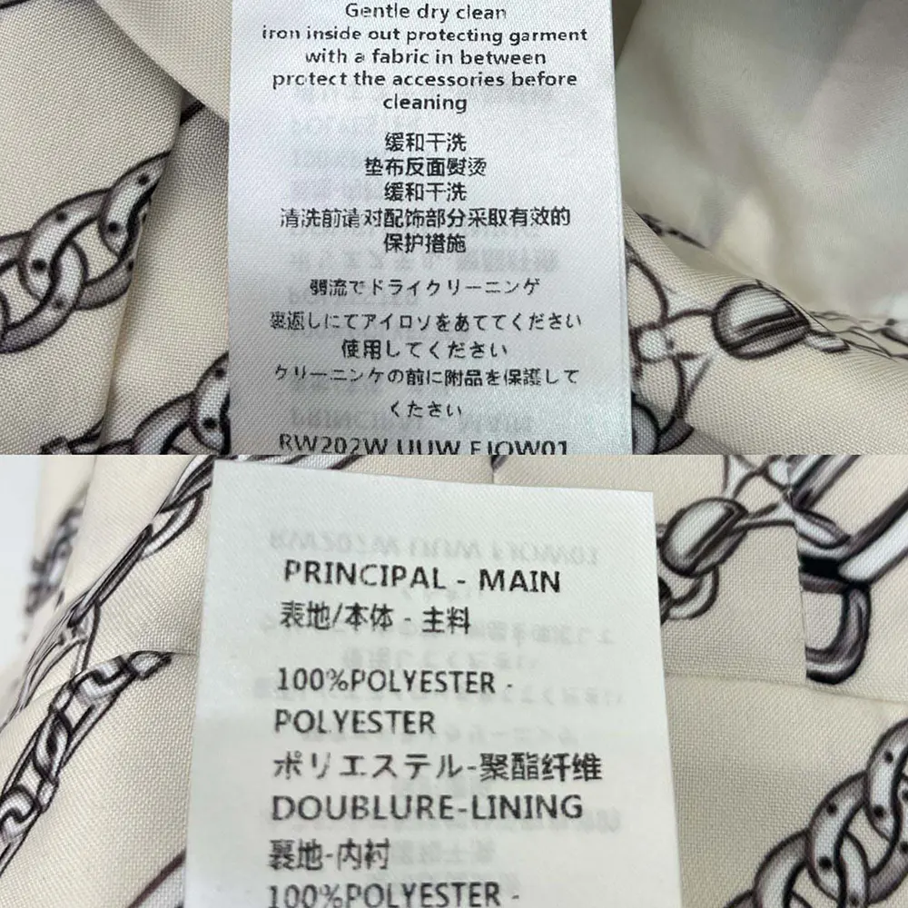 Louis Vuitton LV Women Chain Print Pleat Skirt 1AGOBD