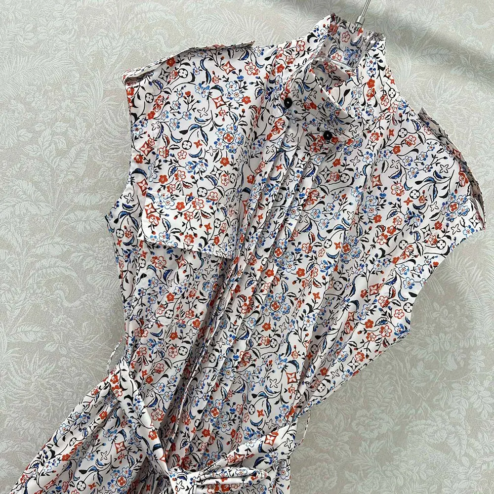 Louis Vuitton LV Women Monogram Bloom Belted Dress 1AHHZQ