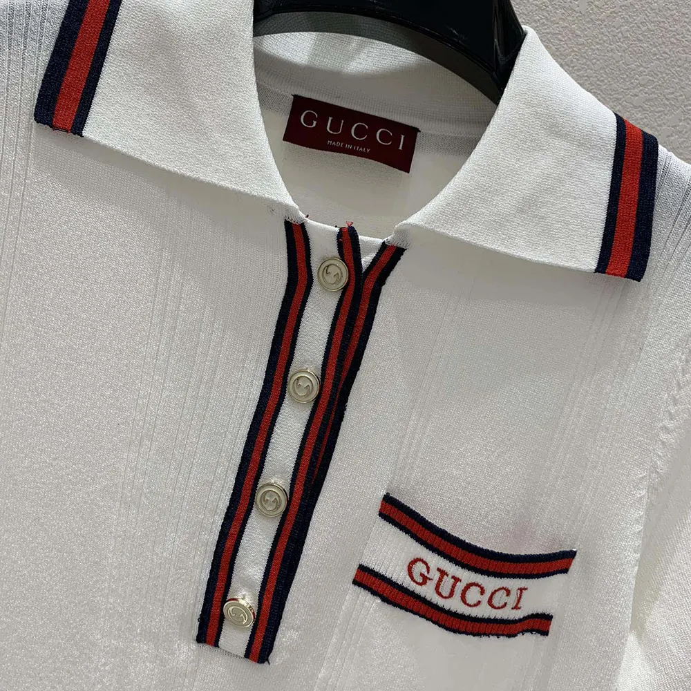 Gucci Women Polo Dress with Web Trim 788864XKD269791