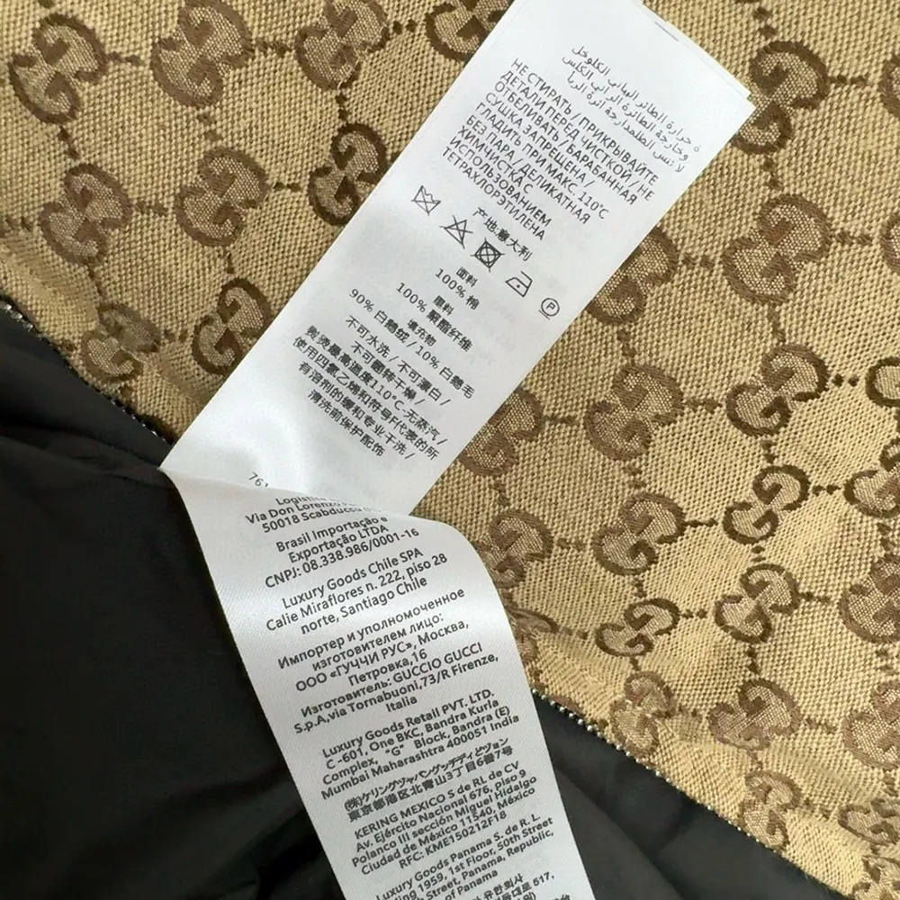 Gucci Women GG Canvas Bomber Jacket 797451 Z9ABA 2184