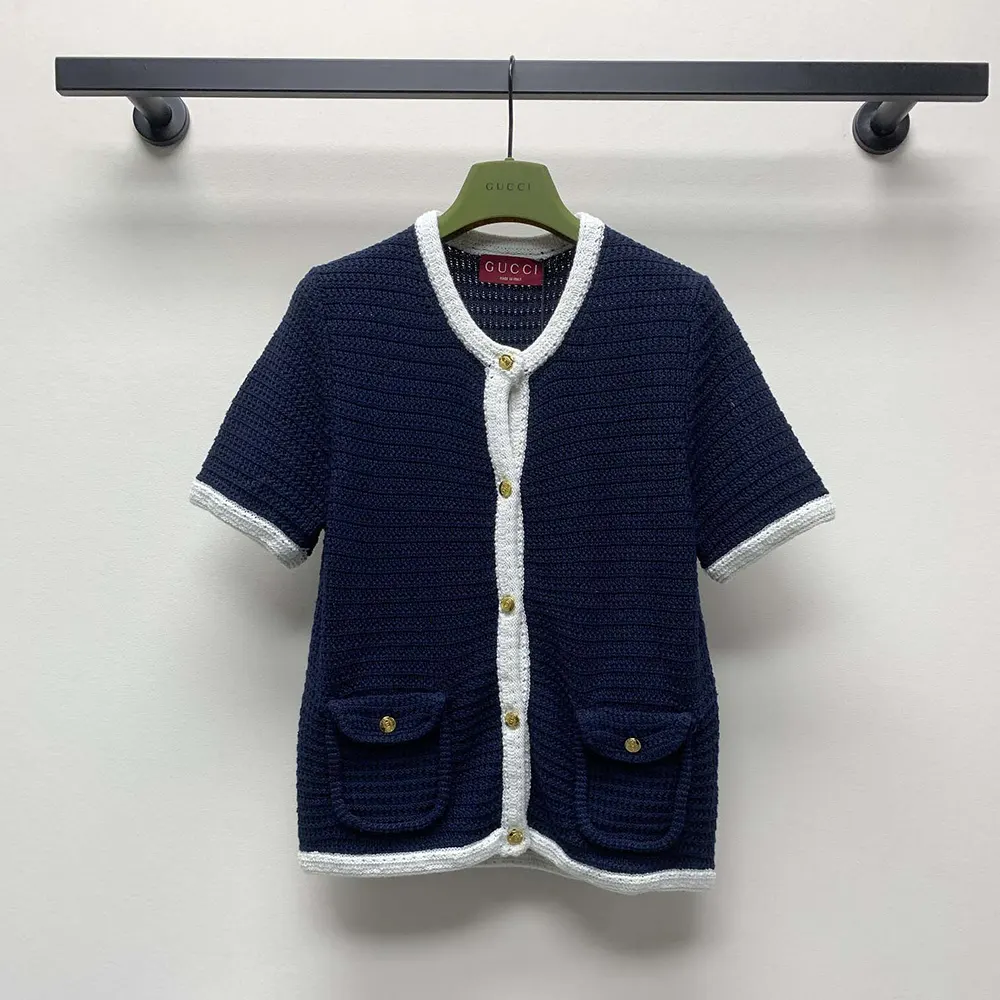 Gucci Women Fine Cotton Cardigan 819373XKEOT4144