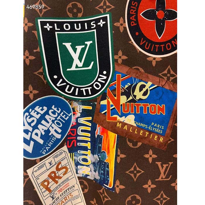 Louis Vuitton Women LV Flight Mode Elysee Palace T-Shirt Cotton Dark Brown 1AFMYH