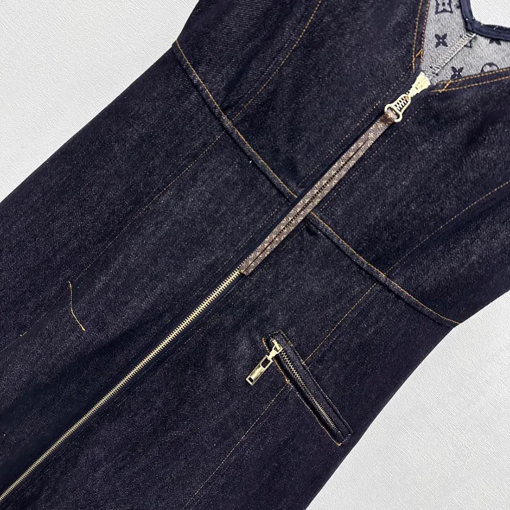 Louis Vuitton Women Denim Mini Dress 1AI136