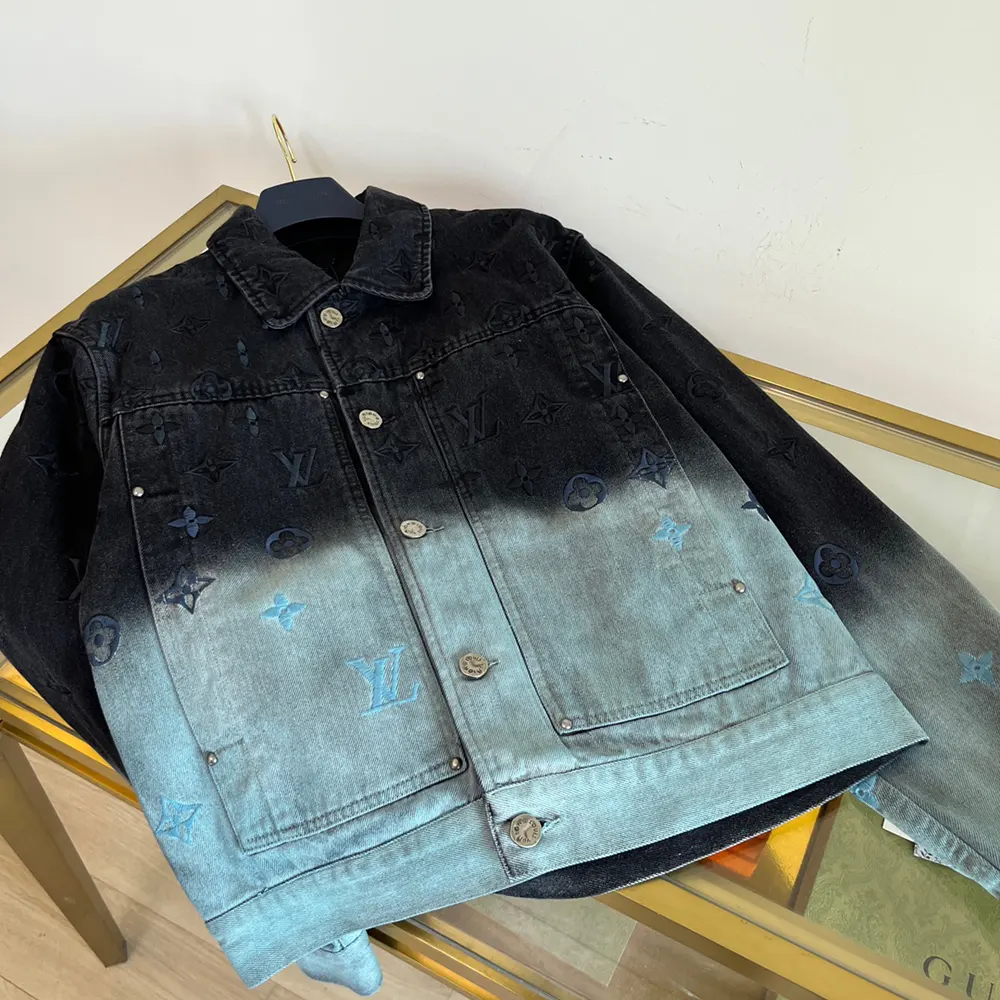 Louis Vuitton Women Embroidered Denim Blouson 1AFV97