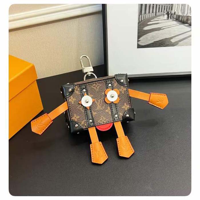 Louis Vuitton LV Unisex Mister Trunk Key Holder And Bag Charm M01201