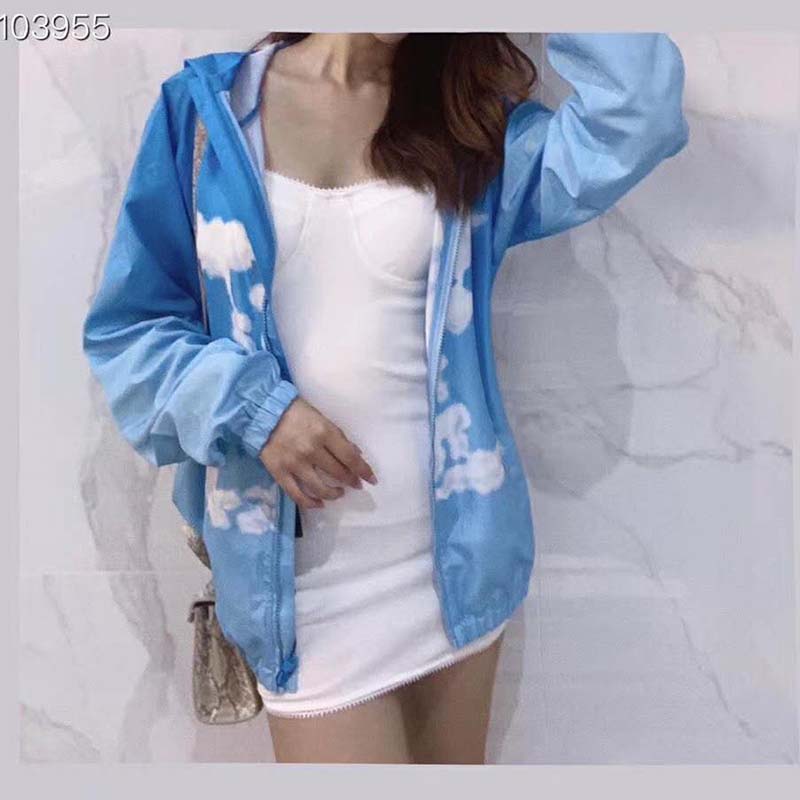 Louis Vuitton LV Women Monogram Clouds Windbreaker Printed LV Cloud