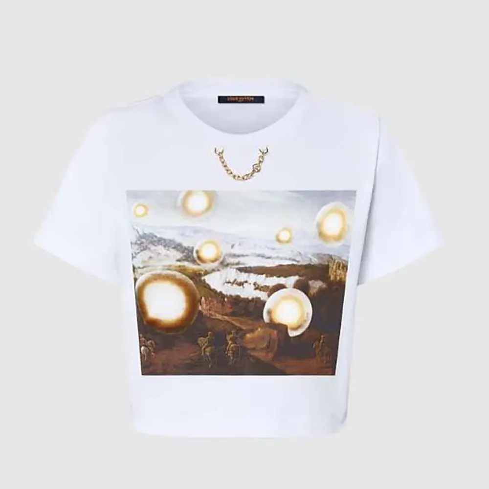 Louis Vuitton LV Women Louis Vuitton x Laurent Grasso Print T-Shirt 1AHIND