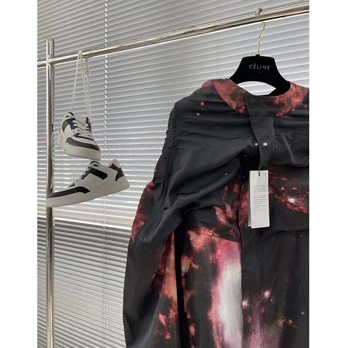 Dior Men CD Hooded Blouson Multicolor Technical Fabric All-Over Astral