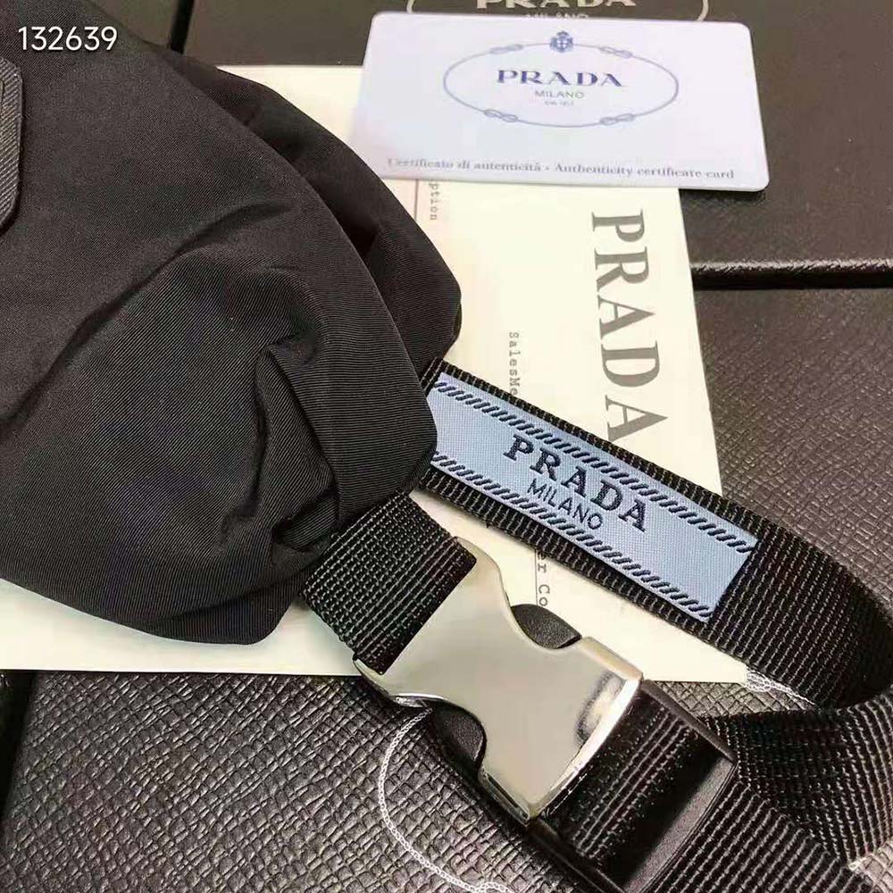 Prada Women Re-Nylon Headband-Black