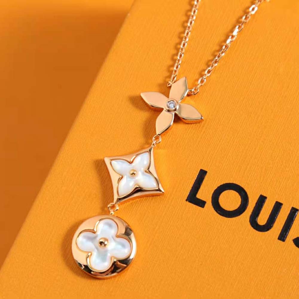 Louis Vuitton Women Color Blossom Lariat Necklace
