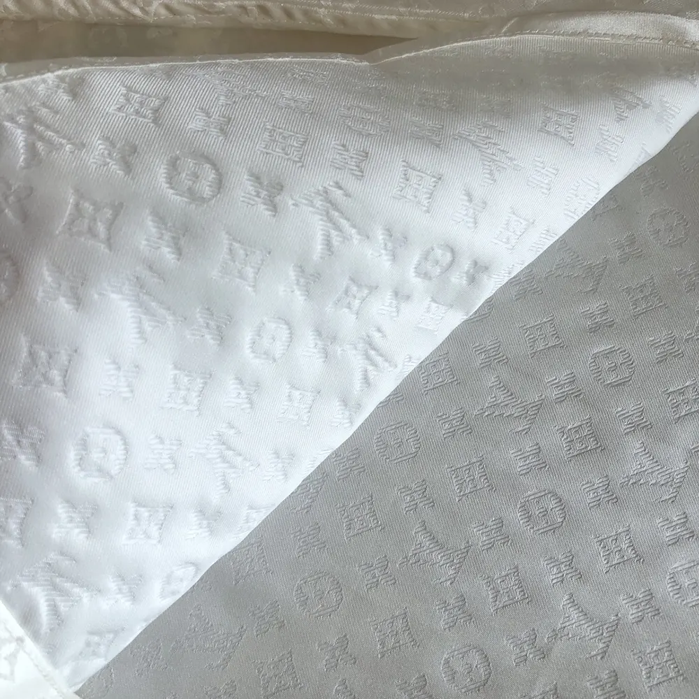 Louis Vuitton Women Monogram Long-Sleeved Silk Shirt 1AFJUE